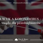 Firma w UK a koronawirus - Pomoc rządu dla przedsiębiorców