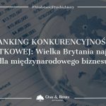Ranking konkurencyjności podatkowej: Wielka Brytania najlepsza dla międzynarodowego biznesu