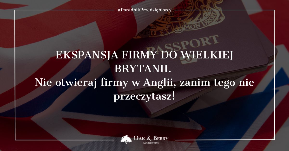 Ekspansja firmy do Wielkiej Brytanii