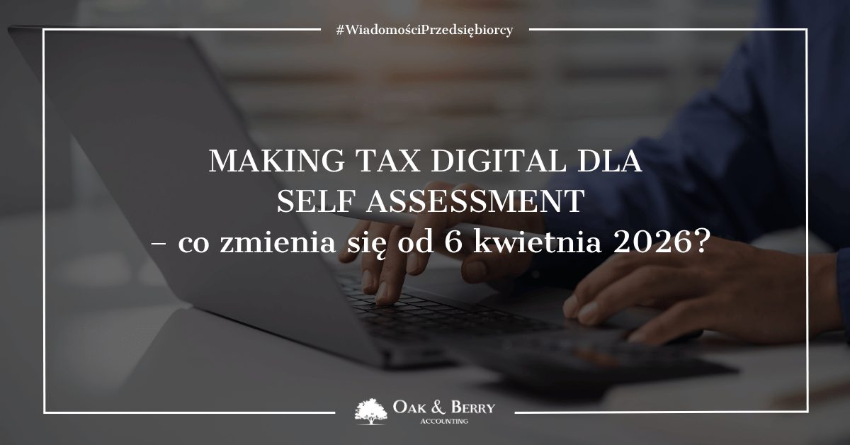 Making Tax Digital dla Self Employed