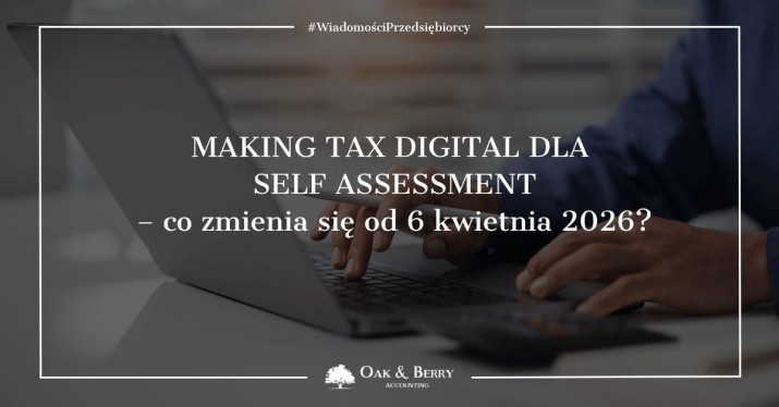 Making Tax Digital dla Self Employed